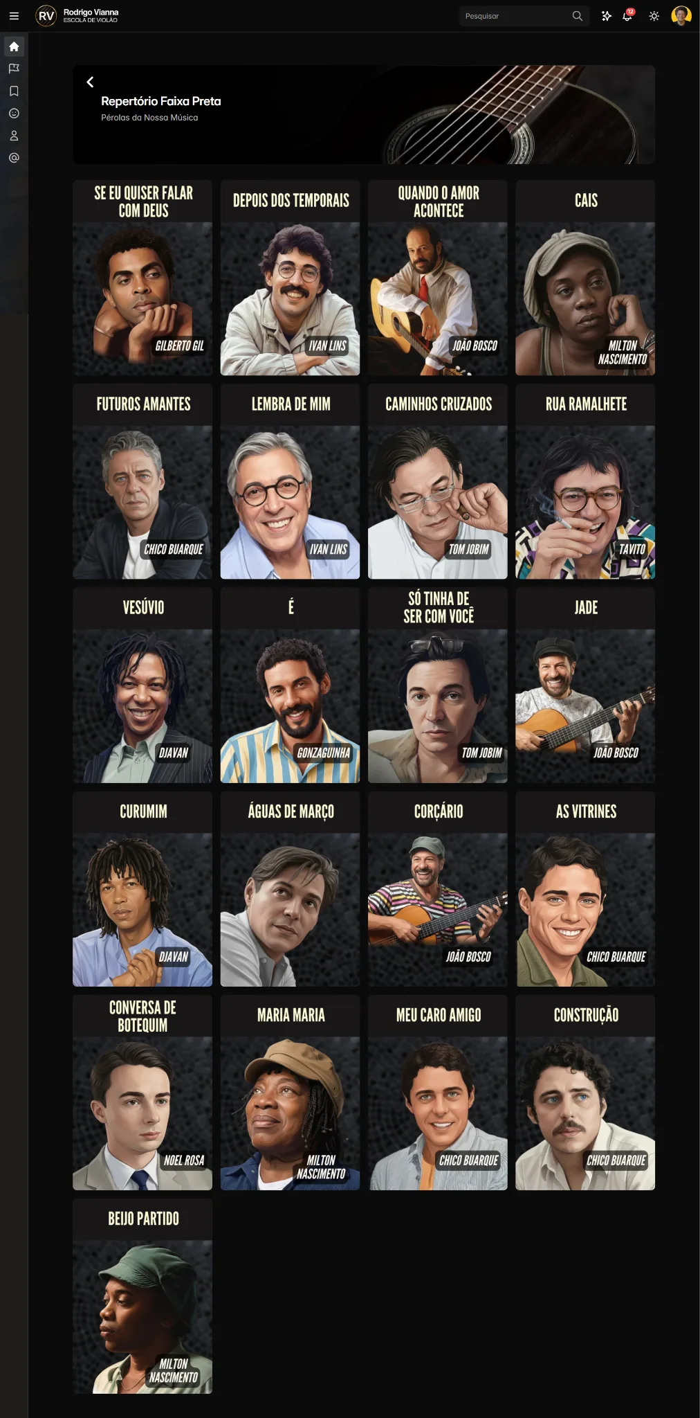 Repertório Faixa Preta