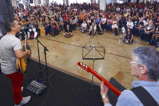 Rodrigo Vianna em apresentações no Congresso do SINPEEM